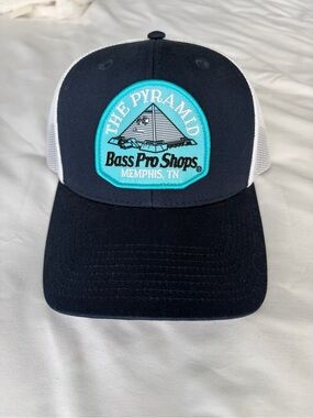 Bass Pro Shops Navy & Teal Trucker Hat